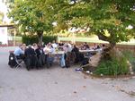 Endlich angekommen - der Biergarten in Kaufering